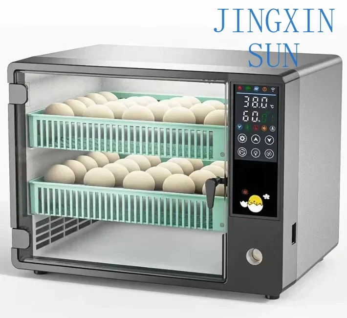 Egg Incubator Dual Power Supply 50 Pieces Fully Automatic Intelligent Humidity Control Automatic Flip Small 220V/12V