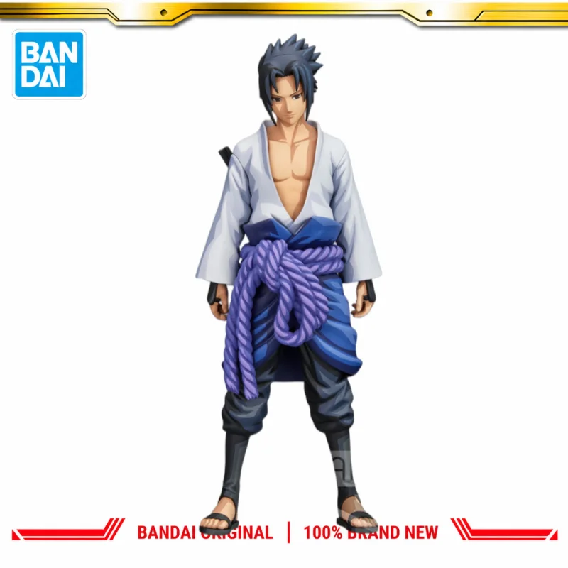 

In Stock Bandai Original Banpresto Naruto Uchiha Sasuke Action Figure Model Doll Brand New Boxed Anime Characters Toys Model