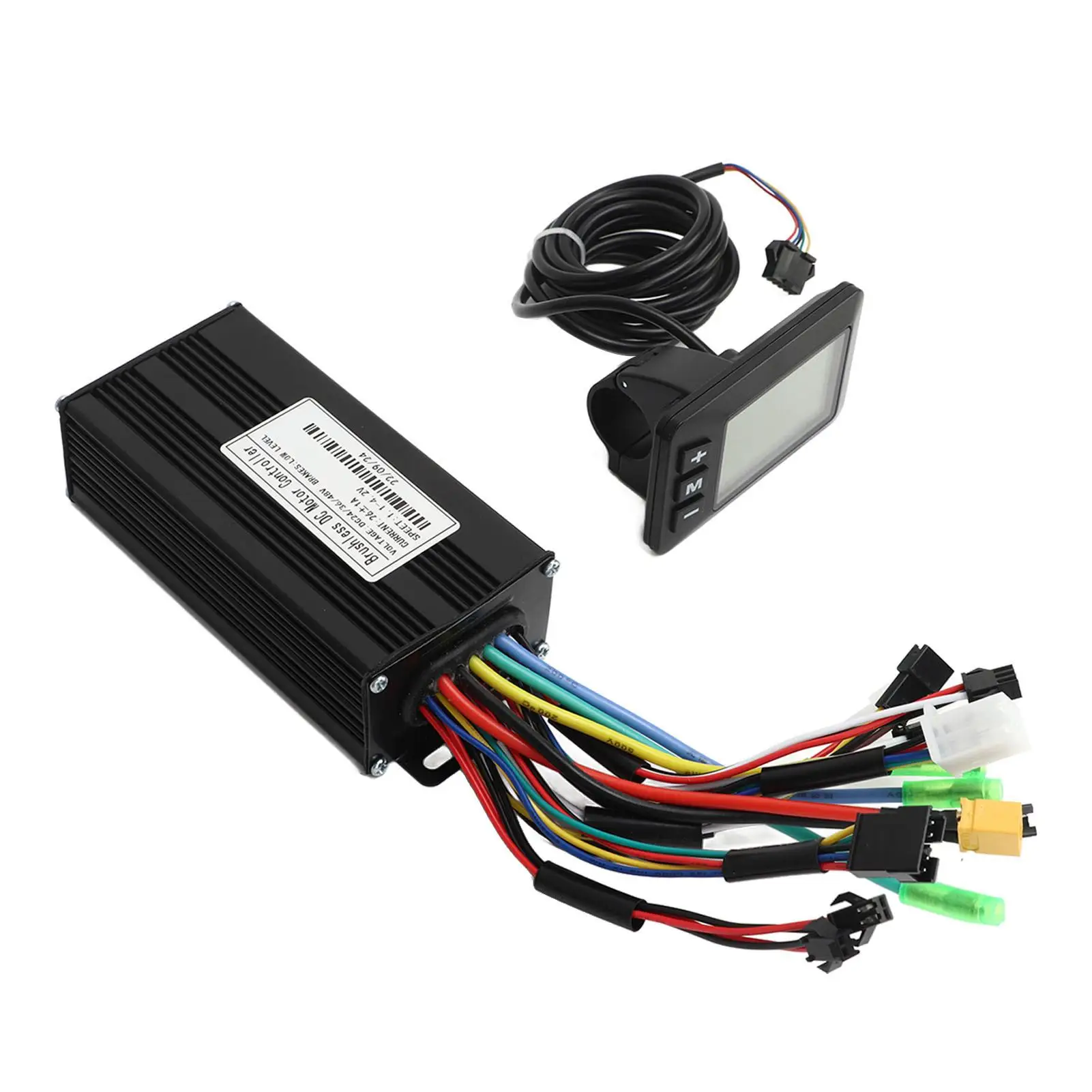 

26A Brushless Motor Controller Kit 24V/36V/48V 500W-750W with GD01 LCD Display for e -bike & Scooter Upgrades