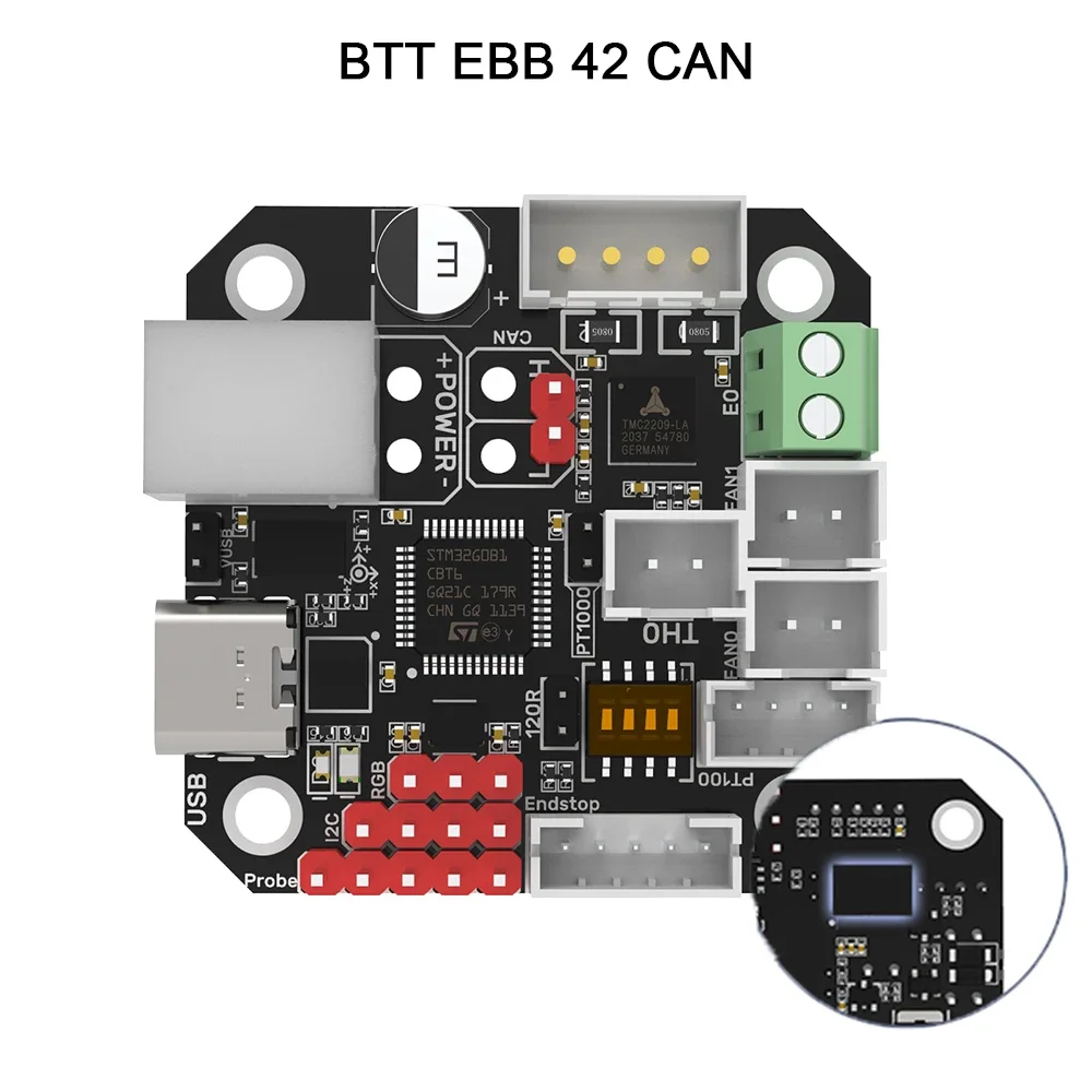 BIGTREETECH EBB36 EBB42 CAN V1.2 плата поддержка Canbus PT100 для Klipper Hotend HeadTool 36 stepper motor Ender3 3d-запчасти для принтера