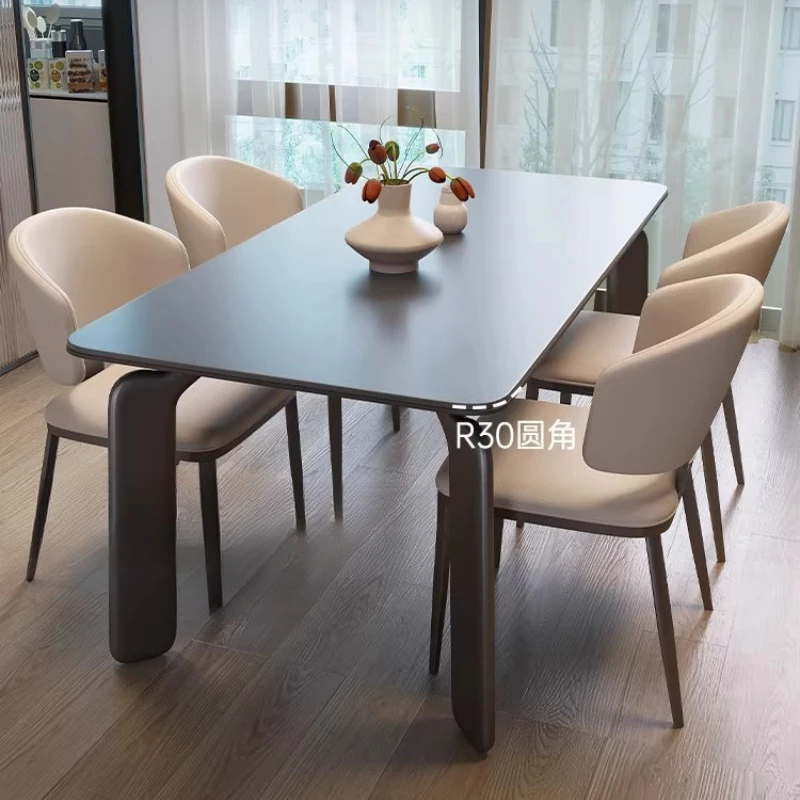 

Modern Simple Dining Table Sets Luxury Kitchen Furnitures Space Saving Folding Table Portable Esstisch Living Room Furniture