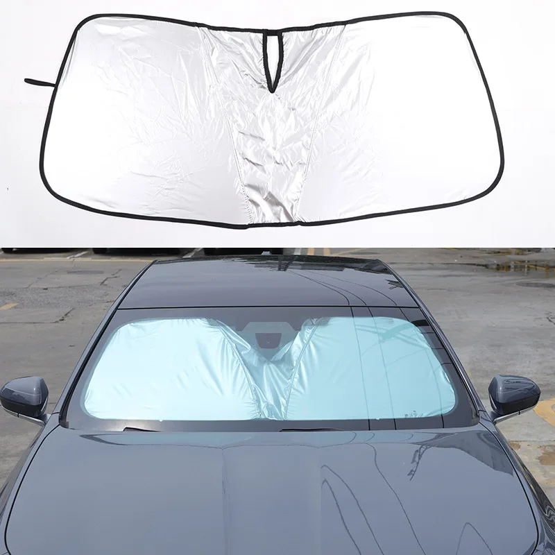 

Для BMW 7 Series G70 2023 2024 передние солнцезащитные оттенки на лобовое стекло солнцезащитные козырьки водонепроницаемые строительные чехлы