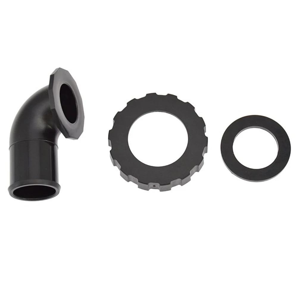 Enhanced Diving BC Pipe Elbow Connector Nylon Material Easy to Connect Ensures Leak Proof Connection Sealing Ring & Nut