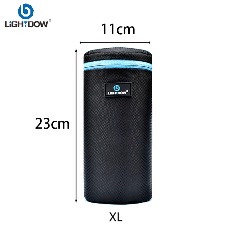 Lightdow cameralenstas Polyester etui Draagbare draagbare lenstas voor Canon Nikon Sony Pentax Fujifilm DSLR cameralenzen