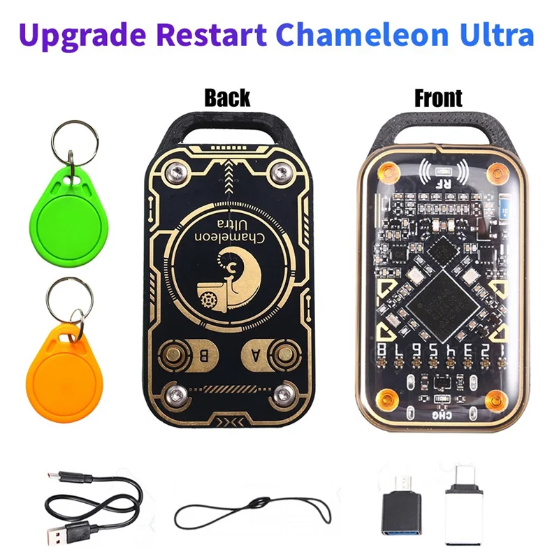 

N05R Upgrade Chameleon Ultra Smart Card Emulator+UID/CUID Keychain RFID Smart Chip Reader 125K 13.56M Card NFC Duplicator