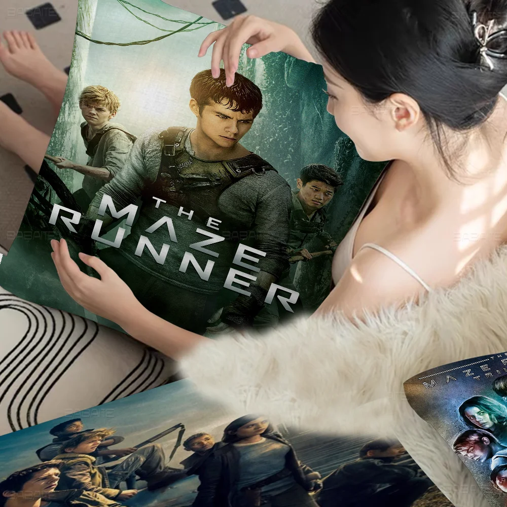 

The Maze Runner Pillow Cushion Cover Pillowcase Living Room Sofa Home Decor Customized