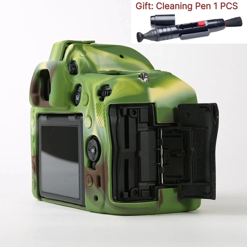 For Nikon D780 Protective Cover Soft Rubber Skin Armor Camera Body Protector Case Micro single Camera Bag+1PCS Free Cleaning Pen