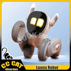 LOONA Robot Dog Intelligent Companion Pet Machine Dog AI Smart Emotional Dialogue Programming Electronic Toy For Children Gifts