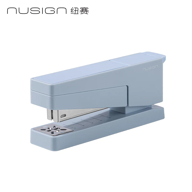 NUSIGN Rotating Desktop Stapler 360 Degree High Aesthetic Value Student Office Stationery with Staples Included