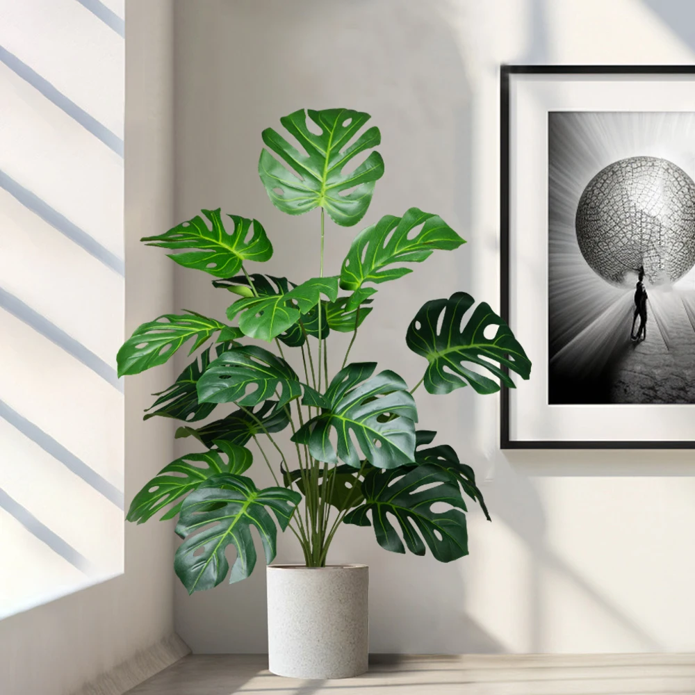 Grandes plantes artificielles  - Monstera Adansonii avis et prix