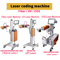 LY Flying Marking Machine Fiber Laser Machine UV Laser CO2 Laser Marking Machine For Non-Metal Wood Acrylic Leather Paper Mark