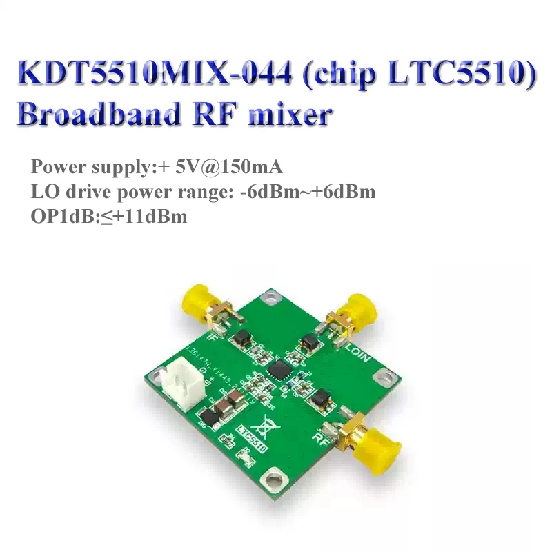 LTC5510 Mixer Module 1MHz-6GHz Bandwidth Low Conversion Insertion Loss Broadband Mixer