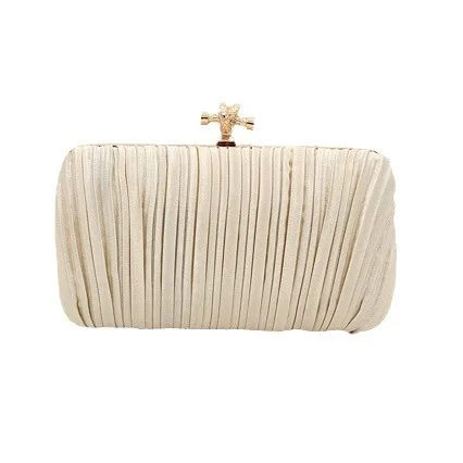 

Плиссированная сумка для ужина знаменитостей, плиссированная вечерняя сумка-мессенджер, горизонтальная квадратная маленькая ручная сумка Bolso Fiesta Mujer Bolso De Fiesta Mujer