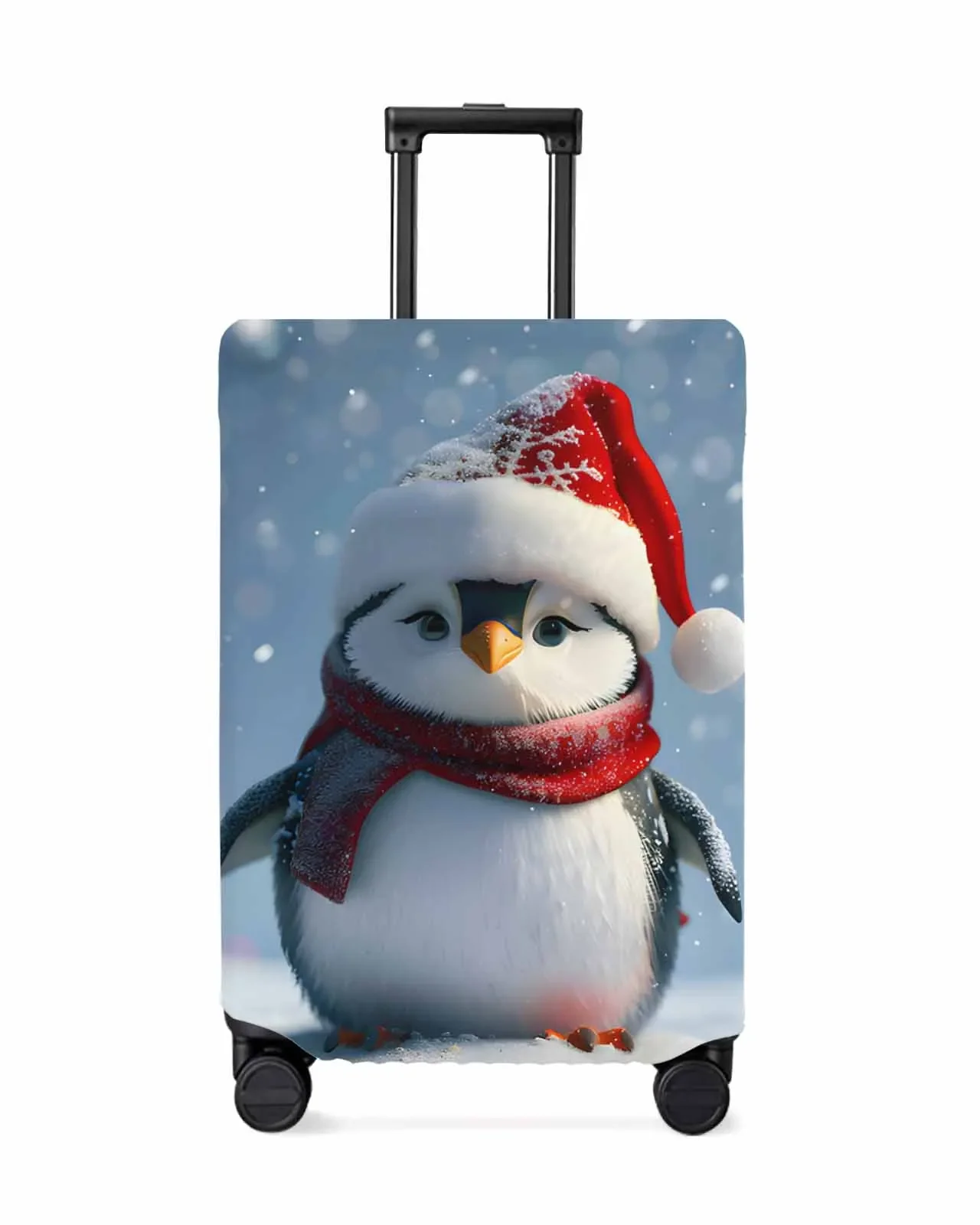 Christmas And Winter Snow Protective Cover For Travel Accessories Suitcase Elastic Dust Case Protect Sleeve