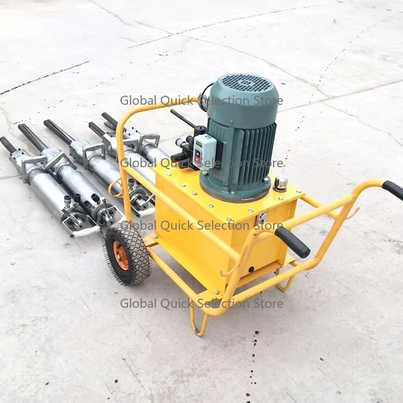 Porta-ble Handheld Hydraulic Rock Splitter Mine Tunnel Rock Splitting Machine