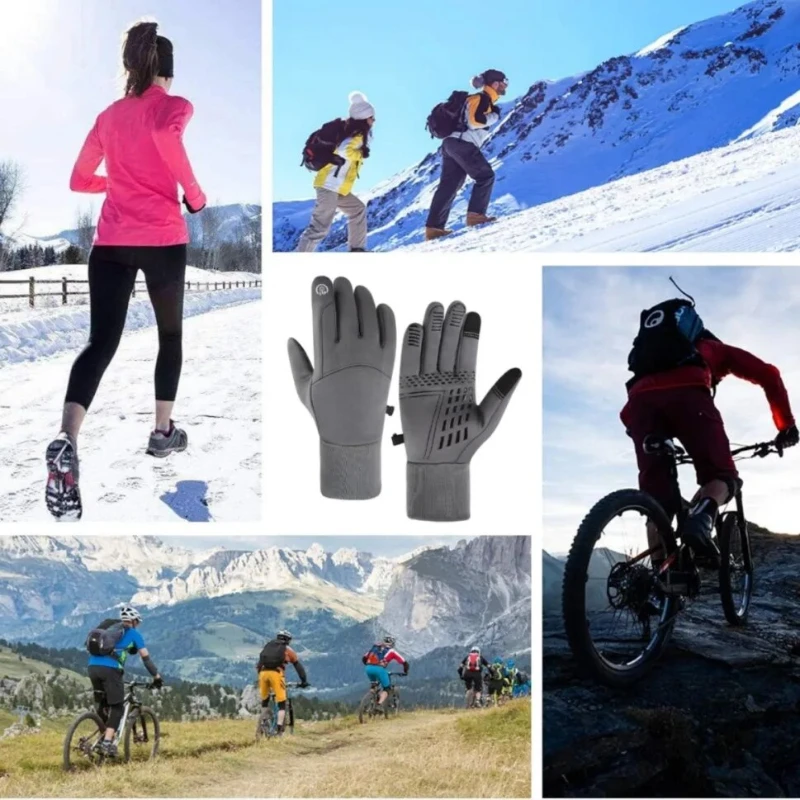 Winter handschuhe Touchscreen wasserdicht wind dicht thermisch zum Laufen Skifahren Fahren Wandern-warme Geschenke für Männer Frauen