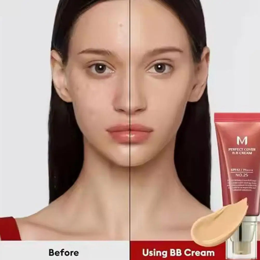 Missha m capa perfeita bb creme corretivo natural textura leve de longa duração sem maquiagem hidratante forte escondendo