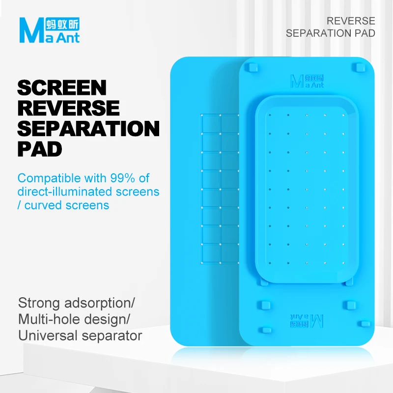 MaAnt Screen Reverse Separation Pad Universal Separator Compatible with 99% Straight/Curved Screens Mobile Phone Repair Tools