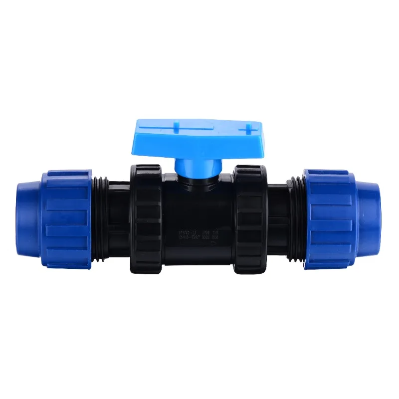 High Pressure Water Control Pp Compression Fittings True Combined Compression Ball Valves