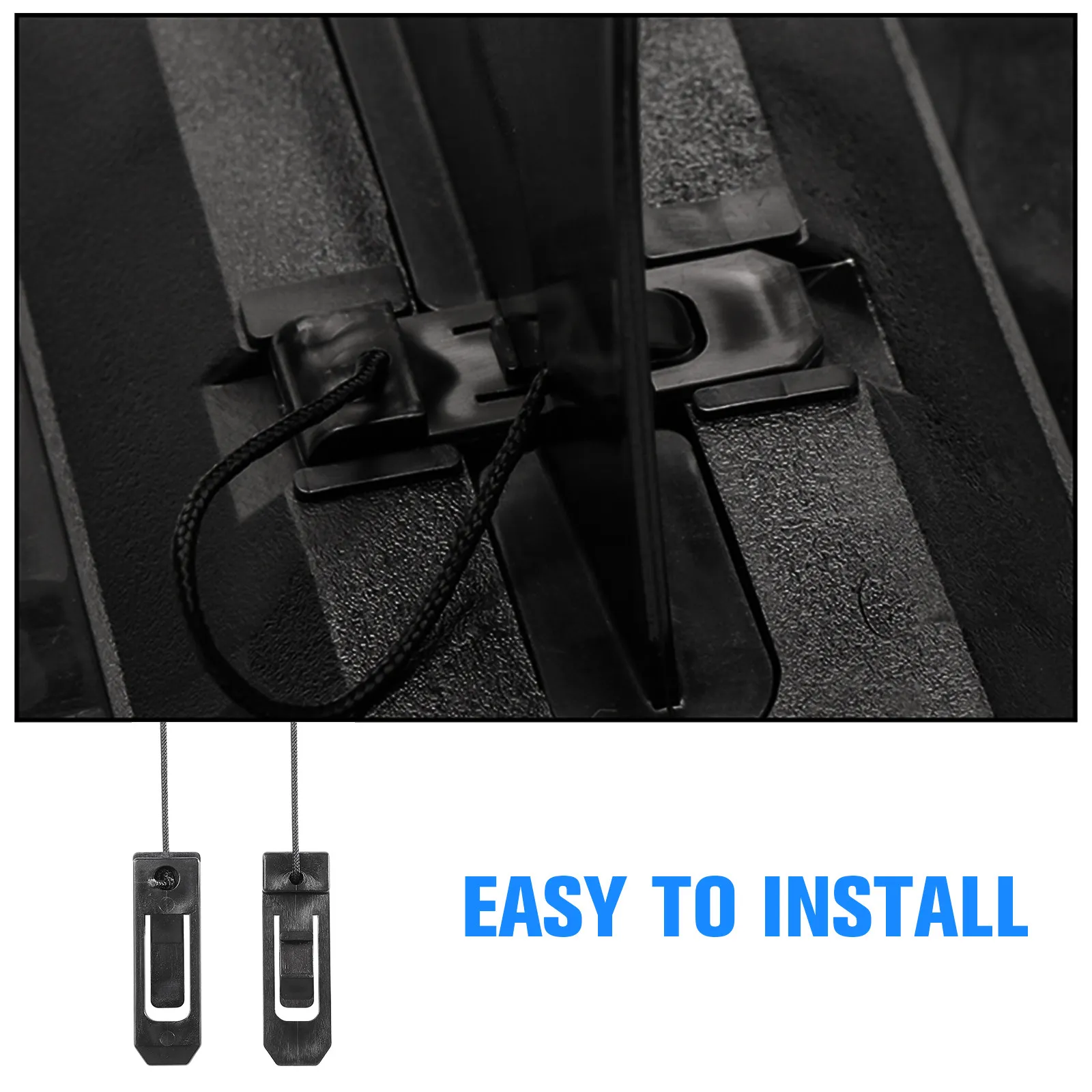 Surfboard Fin Clip Black Compact Paddleboard Tail Buckle Lock Board Accessories for Inflatable Boards