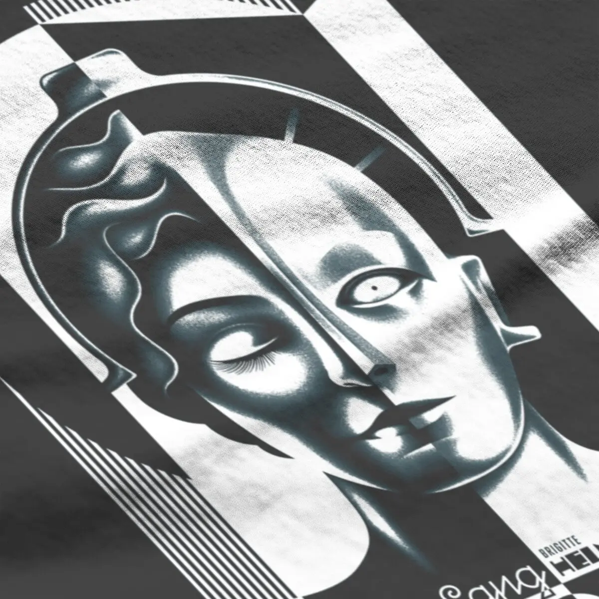 Vintage Metropool Fritz Lang 1927 Cult Sci Fi Film T-Shirt Voor Mannen Duitsland Sciencefiction Toekomst Grafische Shirts 100% Katoen