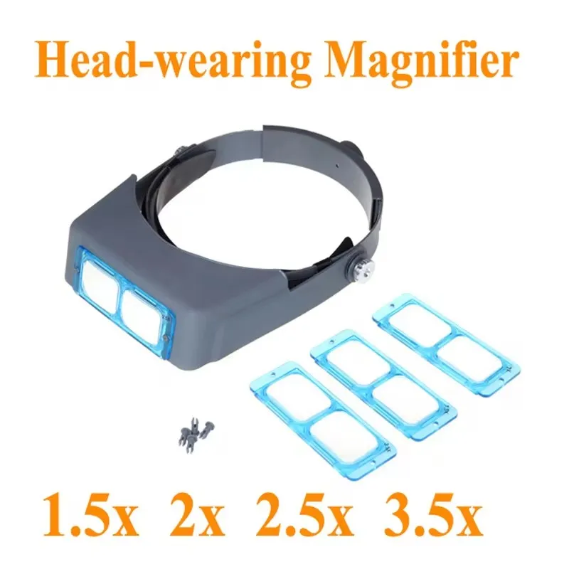 Professional Headband Magnifier with 4 Lenses Clearance for Jewelers and Watchmakers