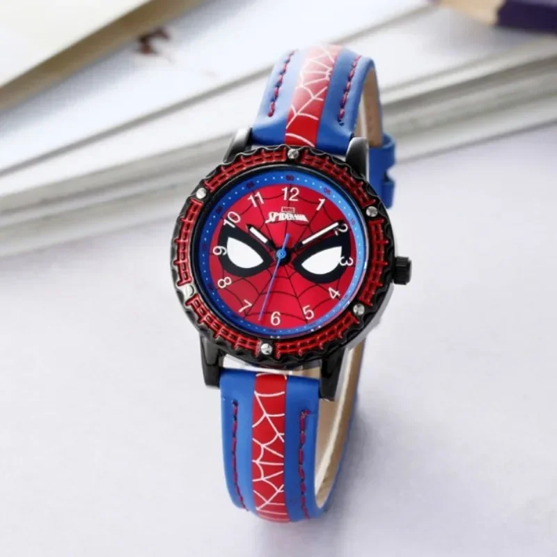 Anime Hero Spider Man Watch Cartoon Student Waterproof Luminous Quartz Watch Christmas Kids Gift Digital Watch one piece