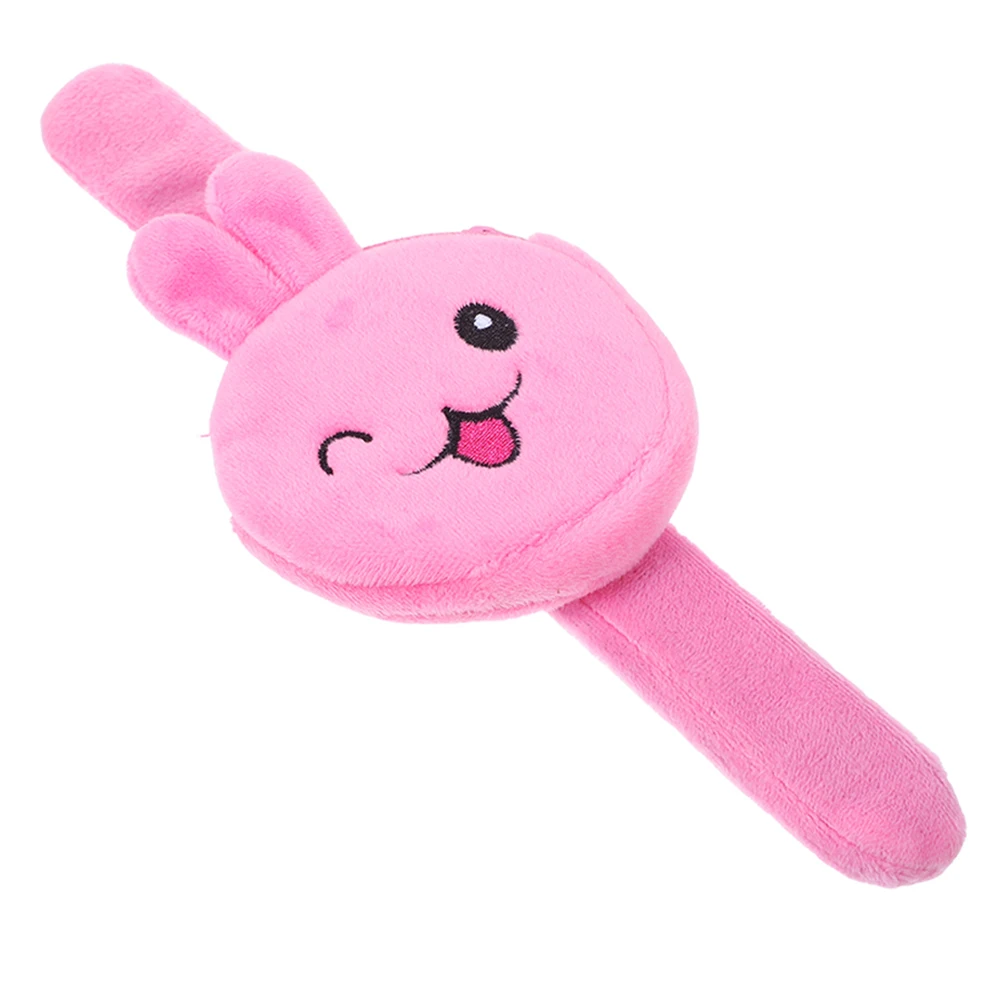 

Cute Rabbit Bracelet Child Bracelets Slap Cloth Furry Kids Birthday Party Favor