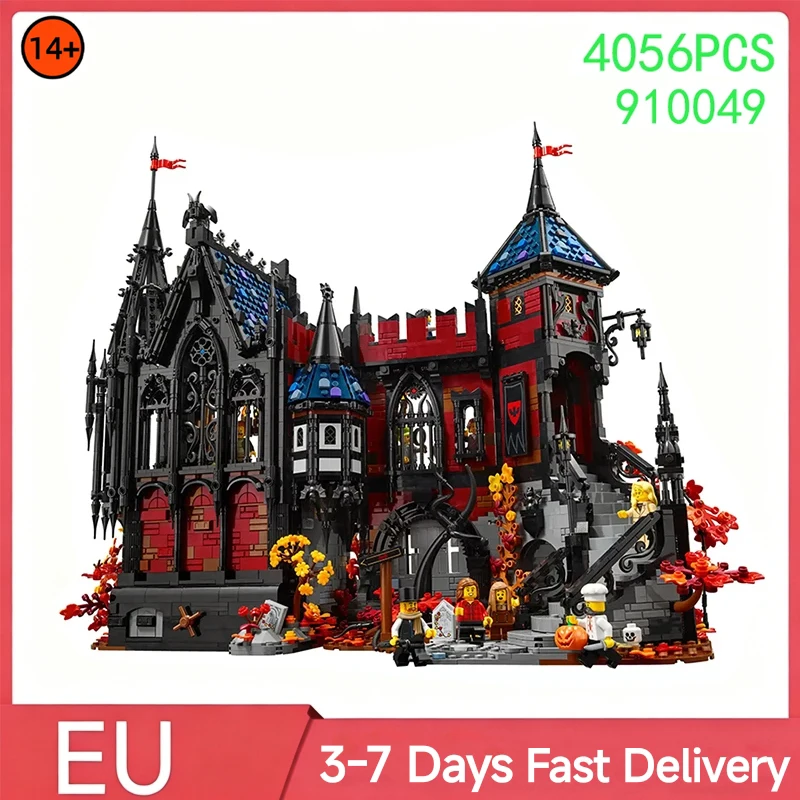 4056 Teile Abenteuer in Transsilvanien Schloss-Bausteine Spielzeug Kompatibel mit Set 910049 Modell-Bausteine Geburtstagsgeschenke für Erwachsene