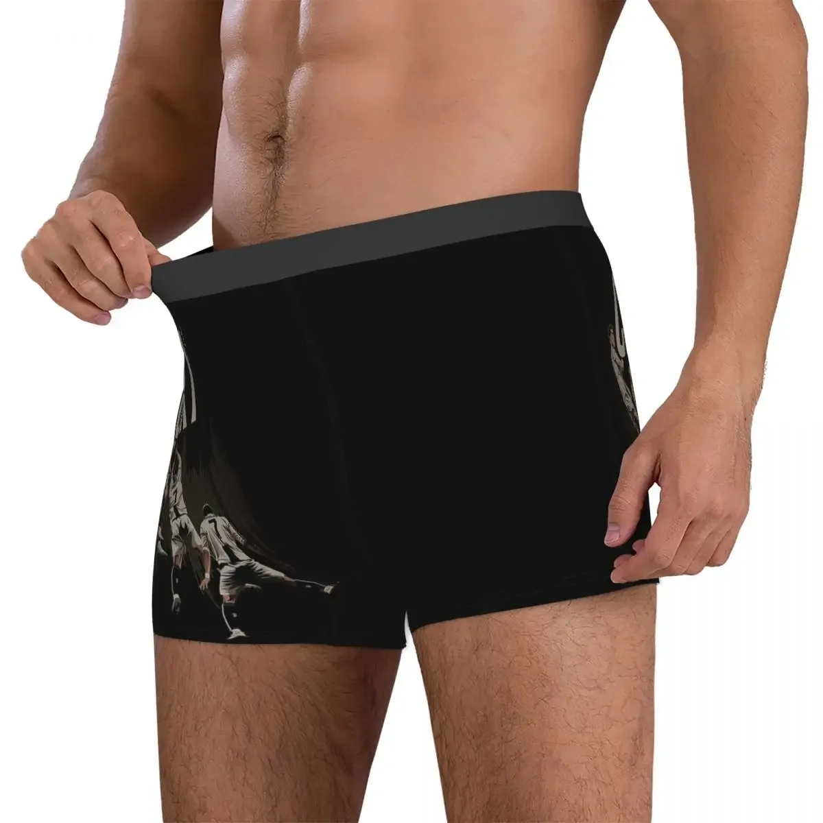 Boxer Underpants Shorts CR7 Cristiano Panties Men Ventilate Underwear for Homme Man Boyfriend Gift