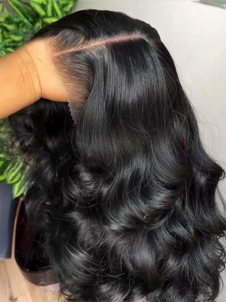 Body Wave Korte Bob 13x4 13x6 Hd Kant Frontale Menselijk Haar Pruiken Lijmloze 7x5 Kant Voor Pruik Voor Vrouwen Klaar om te Dragen Pre Geplukt - afbeelding 2
