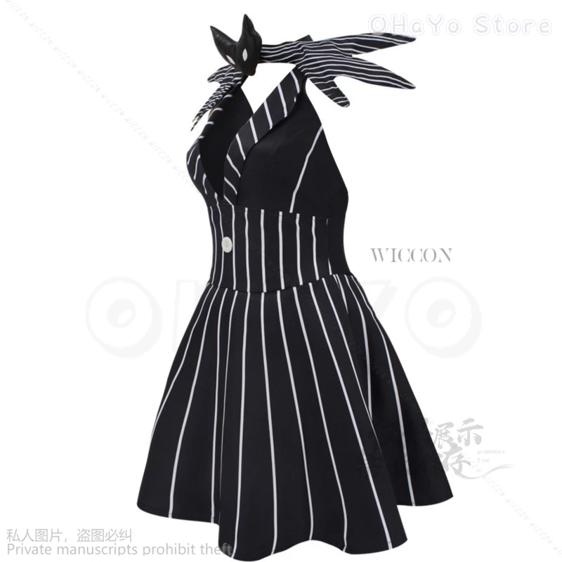 2024 ليلة Genderswap جاك كوس الرعب الزي هالوين كرنفال حفلة تأثيري فستان مُصمم حسب الطلب لوليتا بدلة تنكرية للذكور الكبار #3