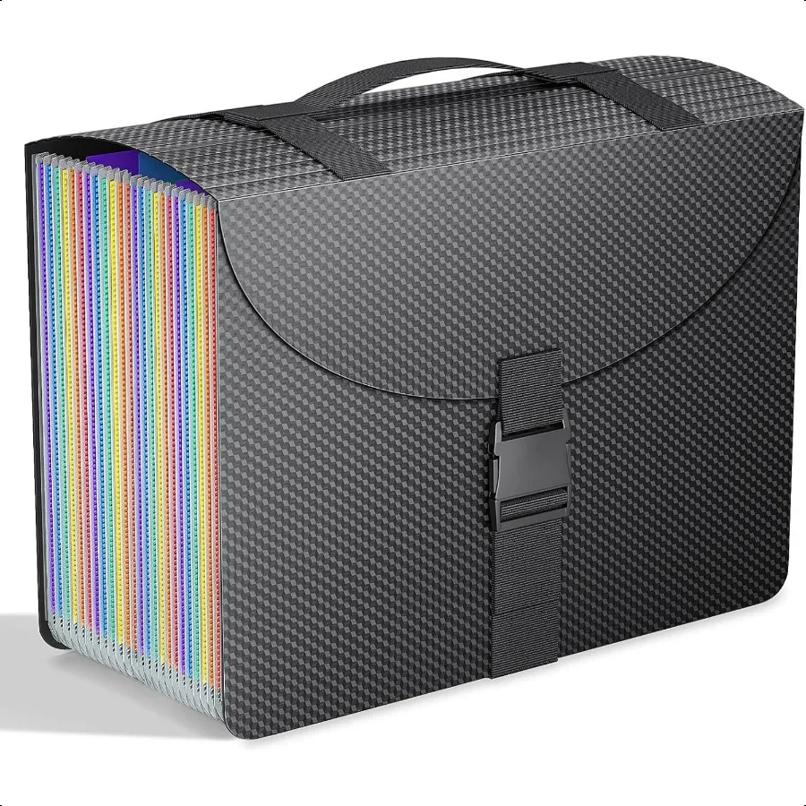 

Expanding File Folders with Handle25 Pockets Accordion File Organizer Expandable Portable Expandable File Box Sturdy Accordian