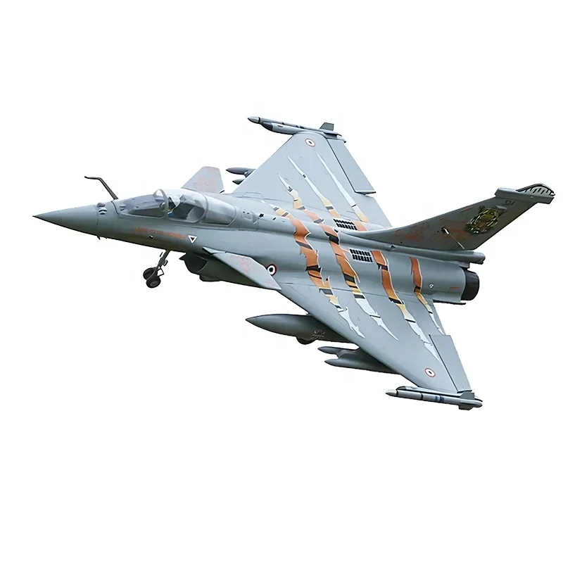 RC Jet 64mm Rafale FMS With Reflex V2 Delta Wing Design CNC Landing Gear PNP Model Aircraft