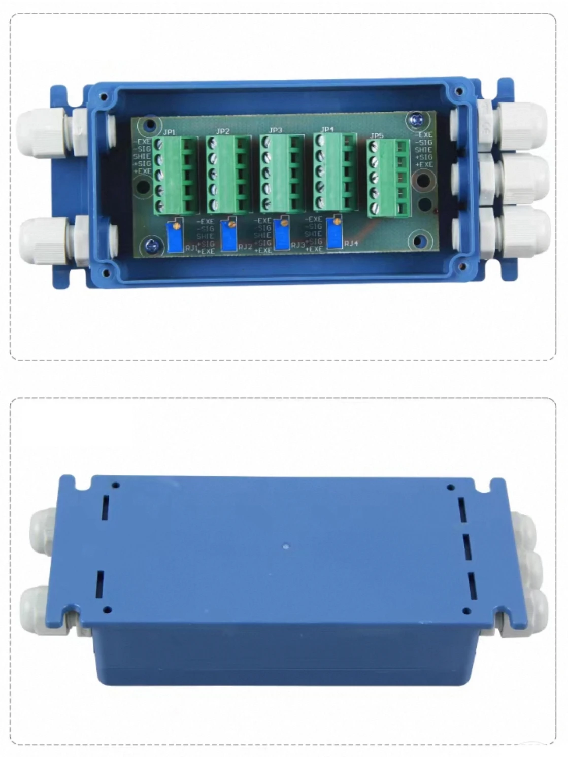 Small floor scale junction box 5-hole 4-core 4-wire high-precision electronic scale junction box weighing sensor junction box