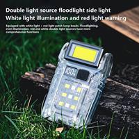 COB Magnetic Torch Bright Rechargeable LED Tail Flashlight Outdoor Camping Pocket Torch Lights For Backpacking Hiking