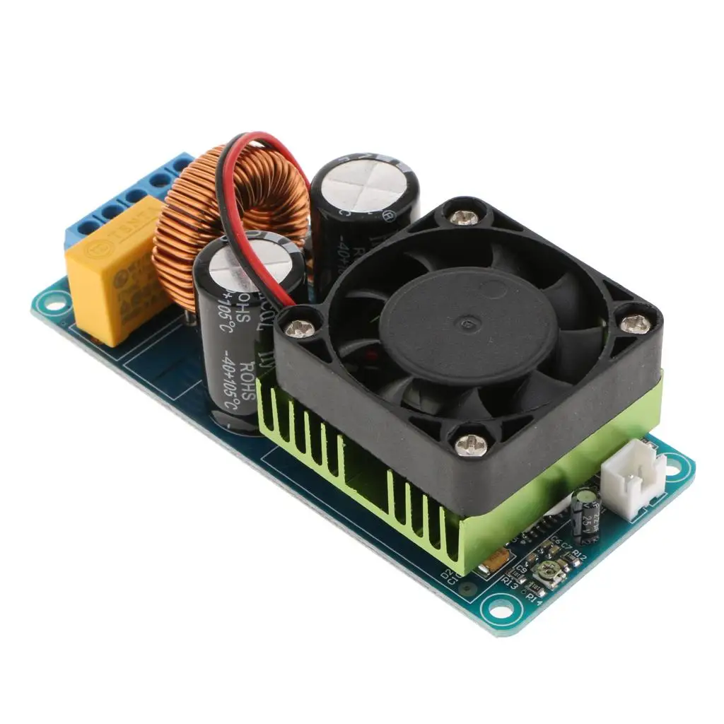 

IRS2092S 500W,Mono Channel Digital Amplifier D HIFI Power Amp Board with FAN