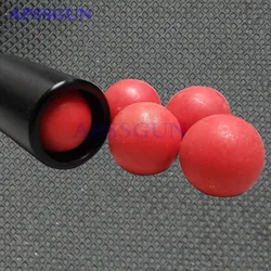 0.68cal & 0.5cal & 0.43cal Rubber Paintball Gun Reusable 100pcs Byrna SD & T4E HDR Riot Balls Black Yellow Orange Blue