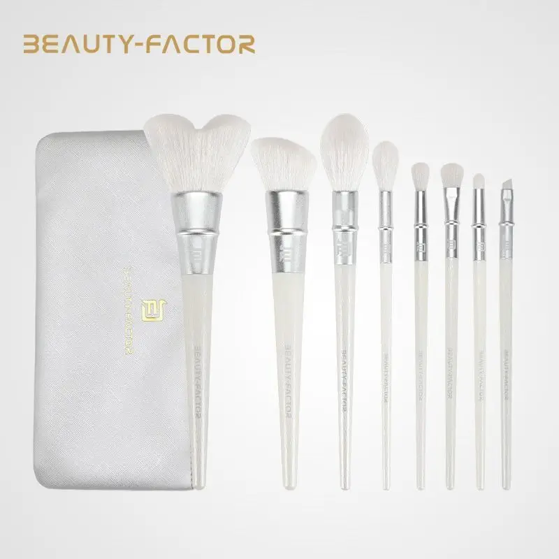 

Beginner 8-Piece Set Makeup Brushes Blush Highlighter Eyeshadow Smudge Smoky Brush Affordable Beauty Tools