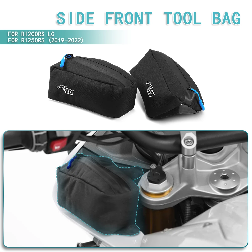 

Accessories Side Front Bag Windshield bag Storage tool bag For BMW R1250RS 2019-2022 R1200RS LC R 1250 1200 RS Waterproof Bag