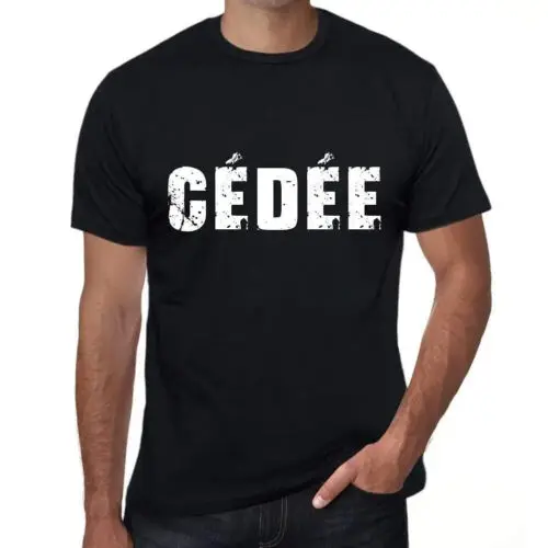 ULTRABASIC Homme Tee-Shirt Cédée Cédée T-Shirt Graphique Éco-Responsable