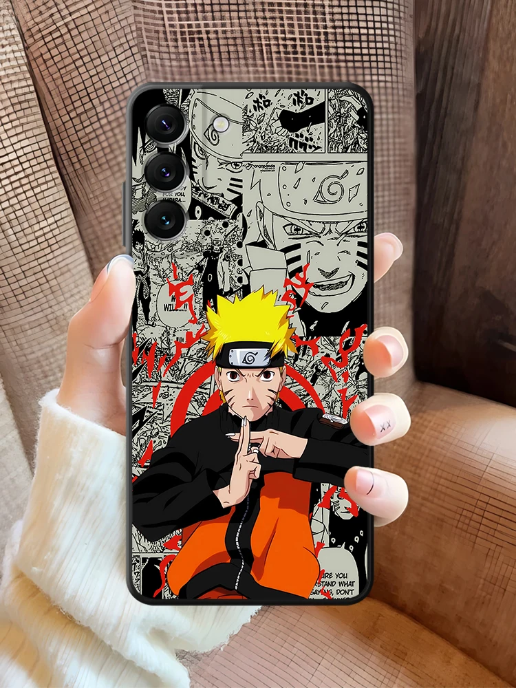 Cool n-arutos Sasuke étui pour Samsung Galaxy A03s A05 A12 A17 A06 A50 A04 A40 A16 A70 A15 A20 A13 couverture de téléphone noir