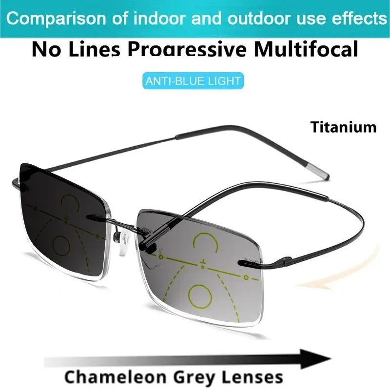 Adjustable Multifocal Reading Glasses Focus Auto Adjusting Optic One Power Readers Reading Glasses Ranges from 0.5 to 2.75