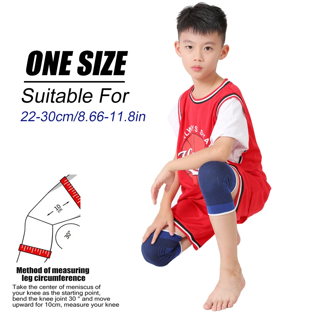 1Pair Kids Children Knee Sleeve Brace Support Breathable Flexible Elastic Protector Compression for Knee Pain Sports Gymnastics