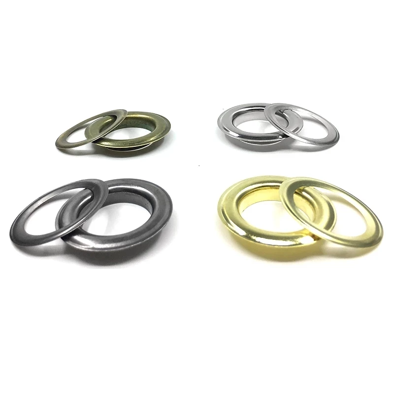 (100 Sets) Inner Diameter 20 MM Metal Eyelets Atmospheric Rivets Shoe Box Bronze Color Holes Canopy Cloth Drawstring Buckle