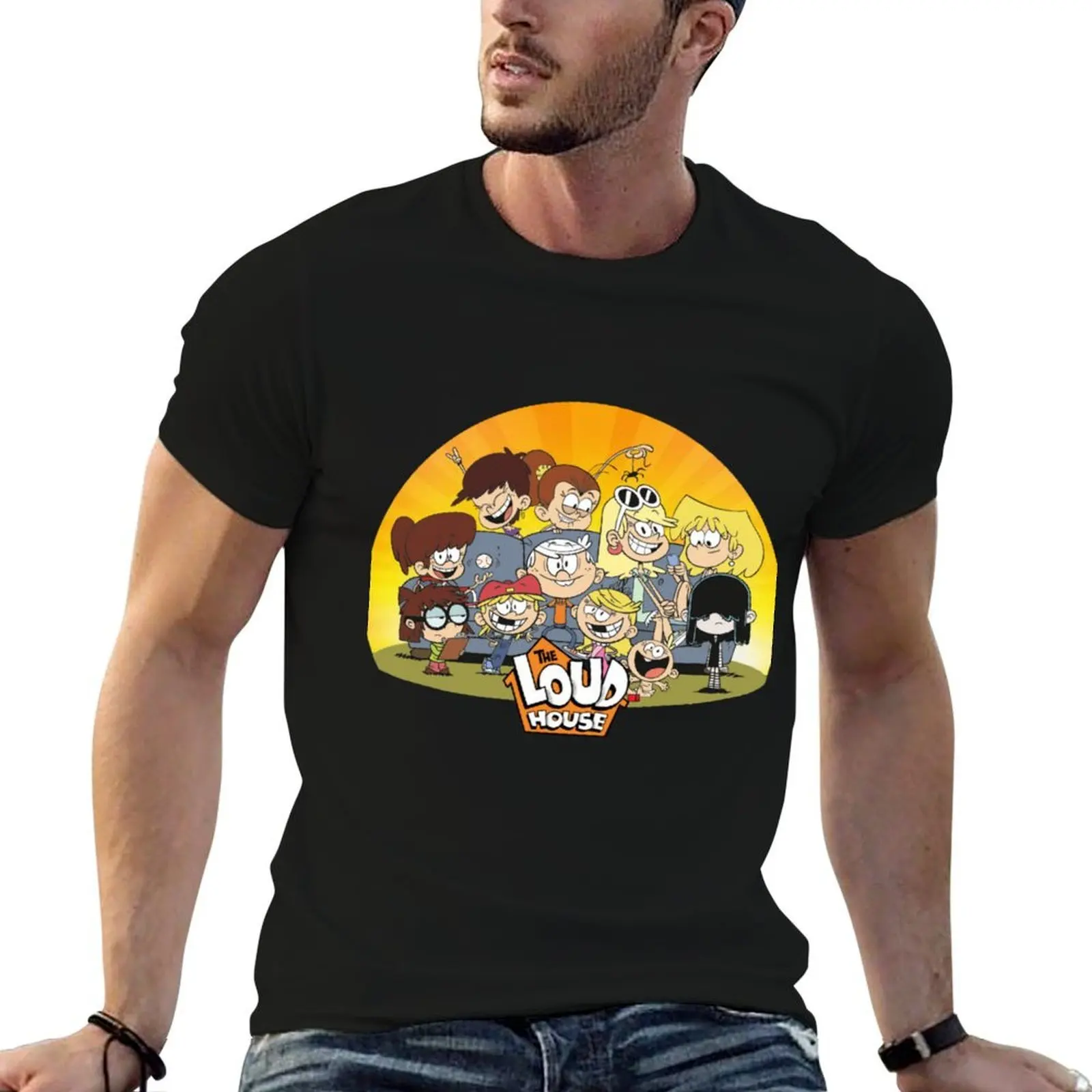 The Loud House T-Shirt man t shirt graphic t shirts for man graphic tees t shirts for man pack cotton T-Shirt