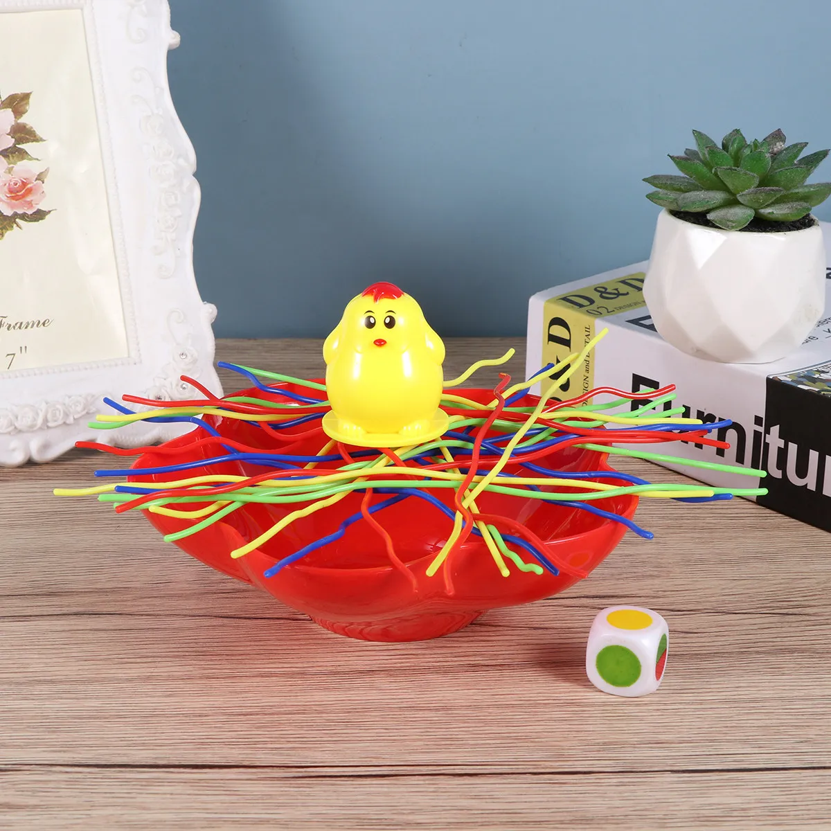 

Balance Game Chick Noodles Sticks Assorted Color Tabletop Interactive Game for Hand Eye Coordination Balance