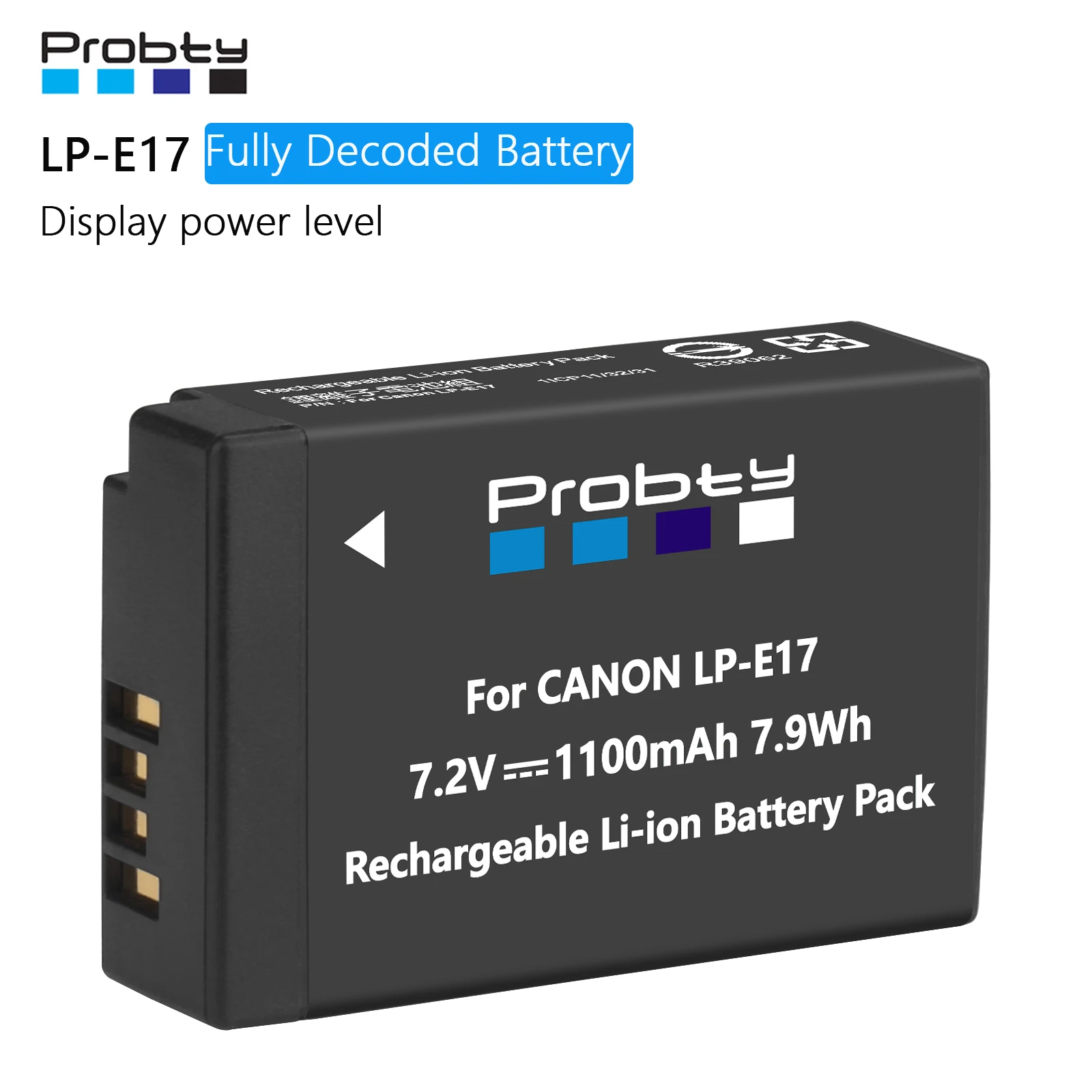 Full Decoded 1100mAh LP-E17 Rechargeable Li-ion Camera Battery For Canon EOS RP R10 R50 R8 Digital Mirrorless Camera