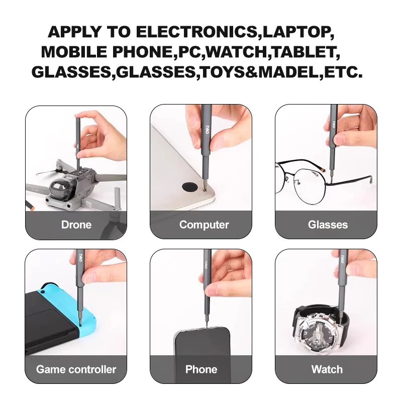 25 في 1 طقم مفك براغي مغناطيسي طقم أدوات صغيرة لإصلاح الهاتف المحمول والكمبيوتر الأجهزة المهنية مع 24 لقمة سداسية توركس