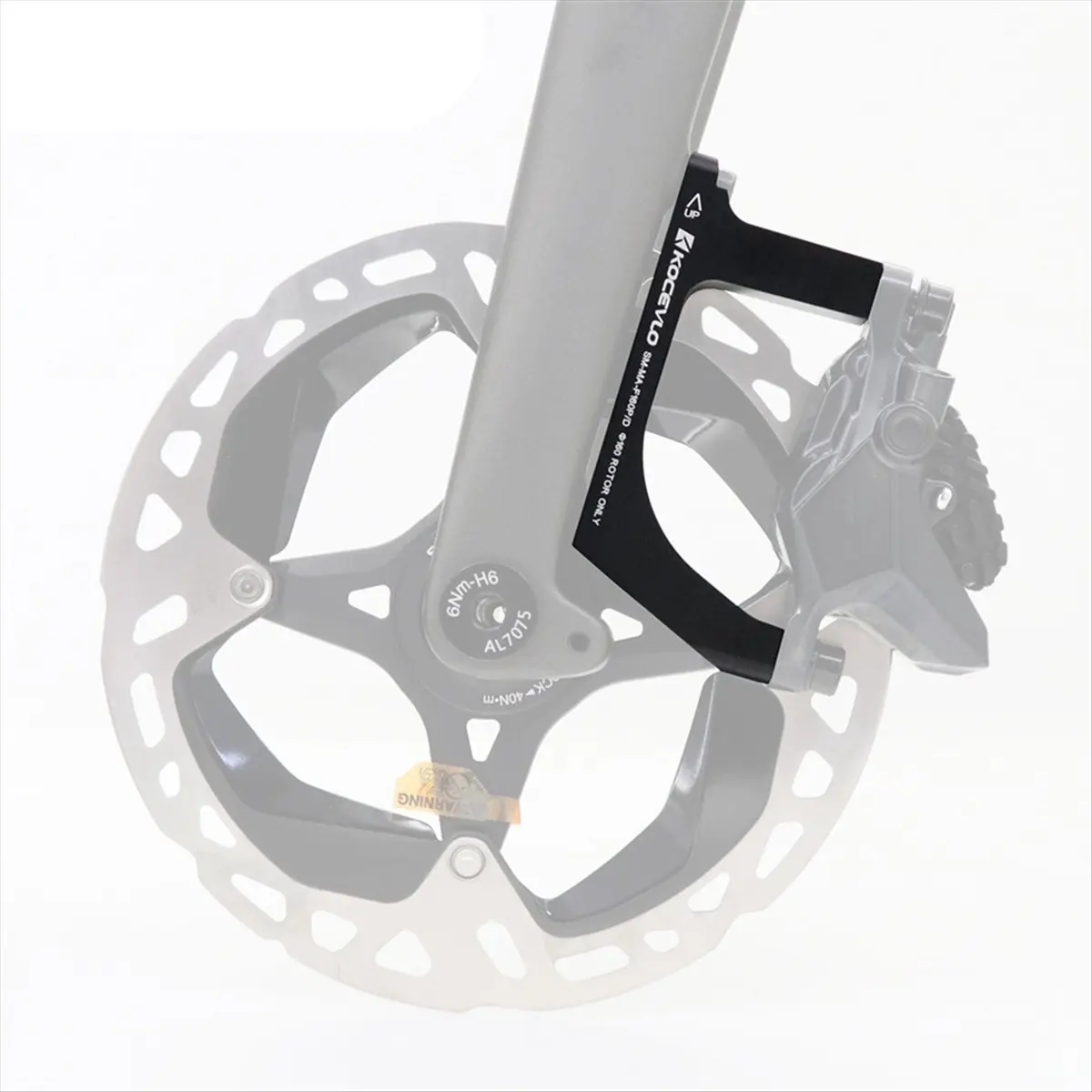 A50U Flat-Mount to Post-Mount Caliper Adapter for 160mm Rotor Road Disc Brake FM to PM 160 Front